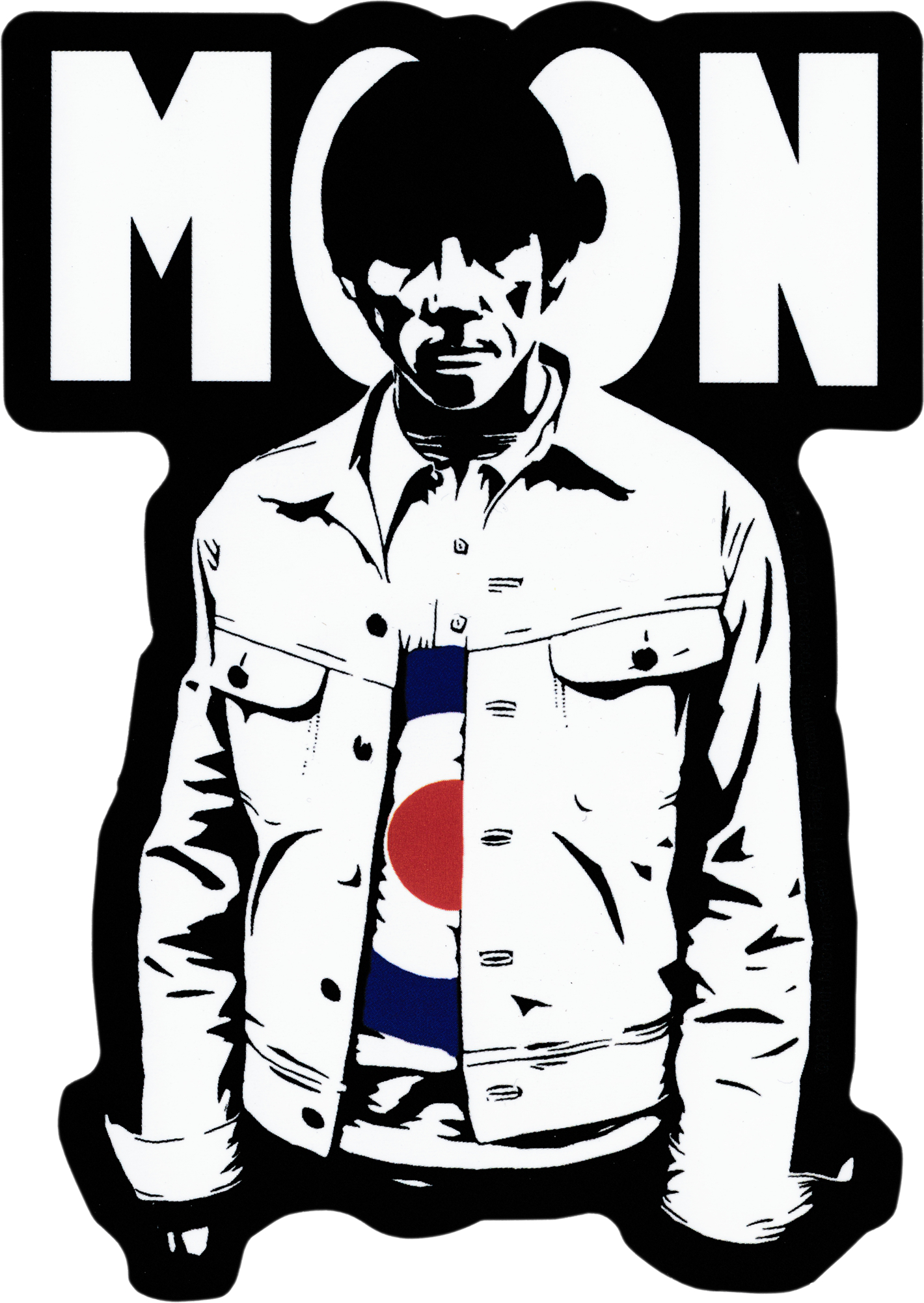 Square Deal Recordings & Supplies - Venta al por mayor Pegatina - Pegatina - Quién, El - Ilustración de Keith Moon0