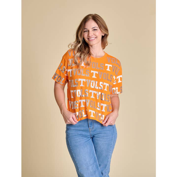 Le T-shirt à paillettes répétées | Tennessee pour la vente par Stewart Simmons