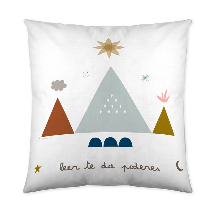 SUSANITA BLUE Cushion Cover - HACIENDO EL INDIO for wholesale by Creaciones Euromoda SL (Naturals Home)