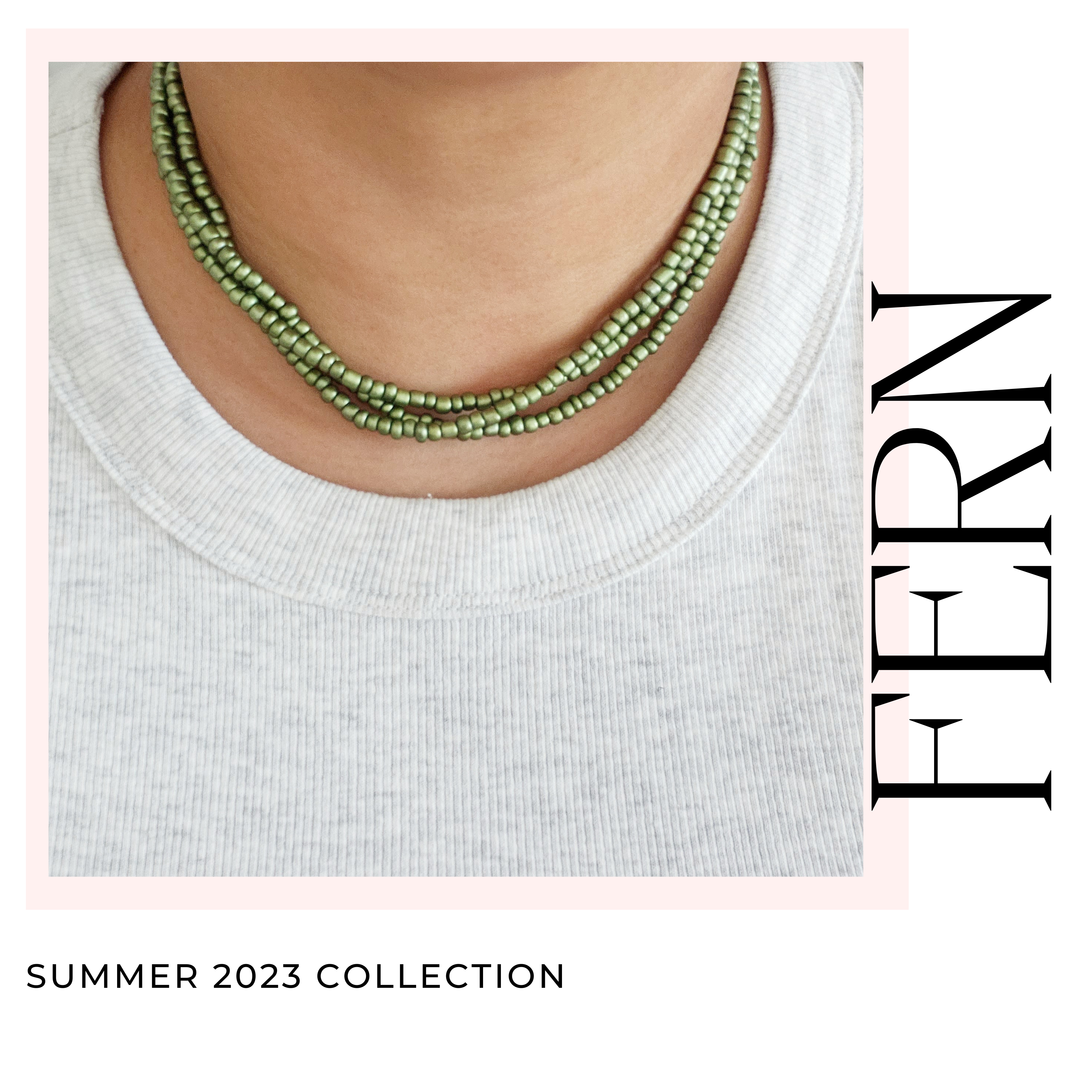 House of Sanchez - Wholesale Beaded/Pearl Necklace - Fern - Wrap Necklace / Bracelet1