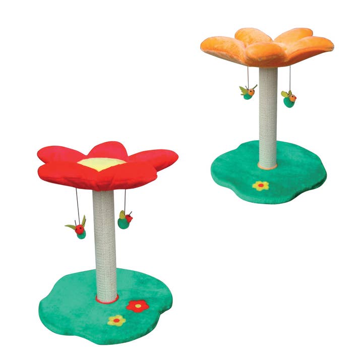 Cat scratching post - Flowers Primrose - Croci for wholesale by Camon & Croci Pet Group S.p.A.