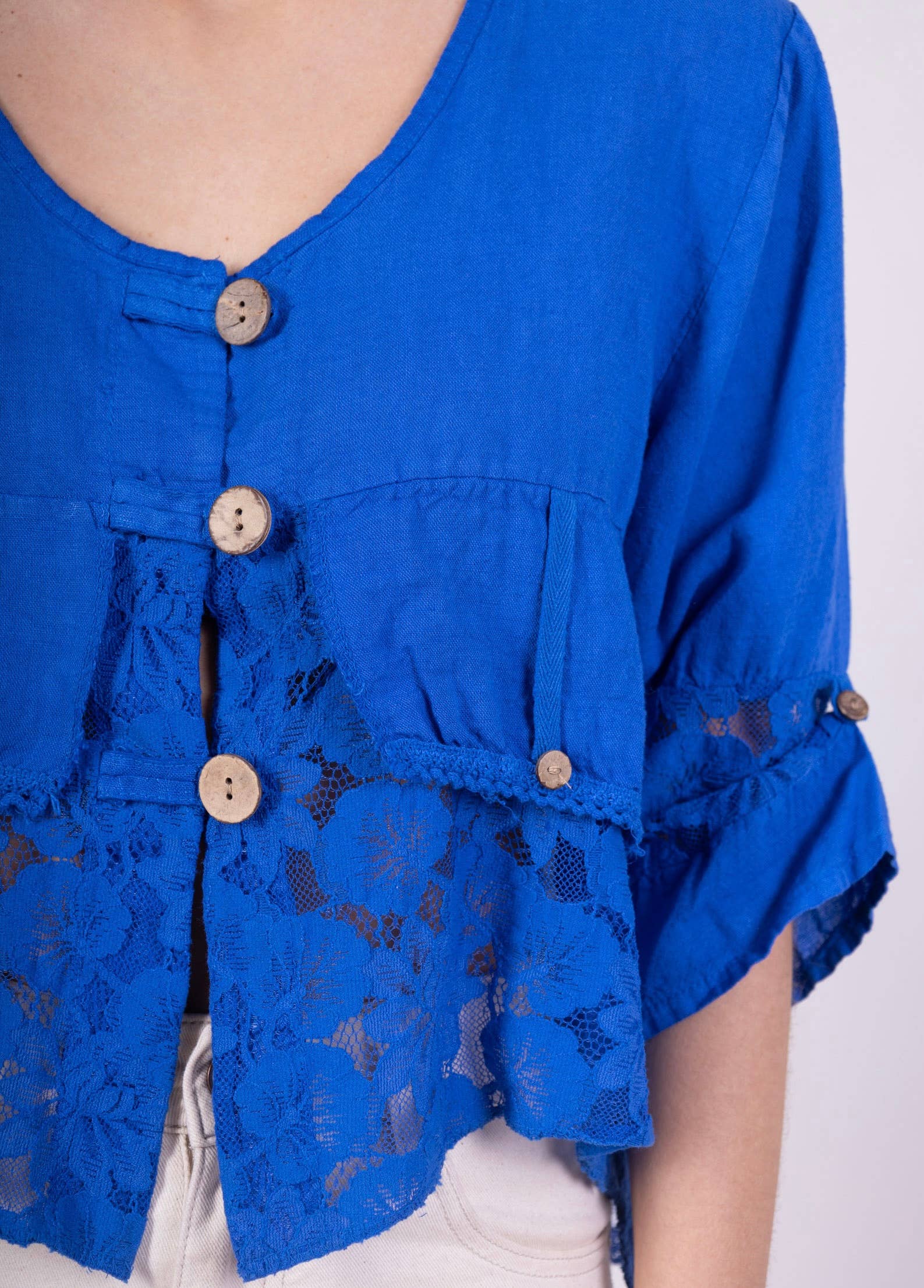 LINEN & COTTON HOUSE - Wholesale Jacket - Women's - VEST IN LINEN 9207 SPRING SUMMER31