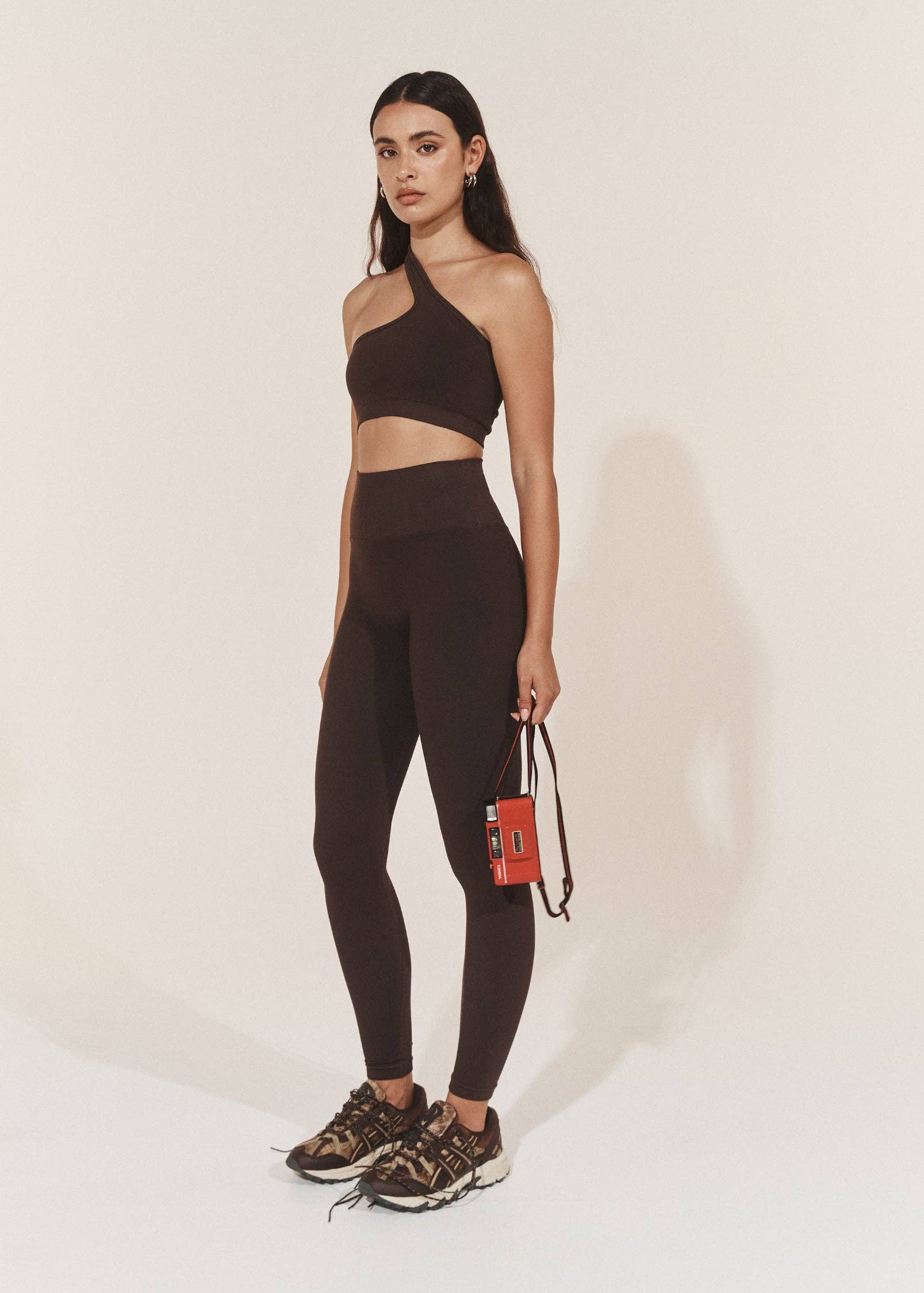 Pinky & Kamal – wholesale Athletic/lounge leggings – Women's – Bamboo Forme Legging - Java Brown2