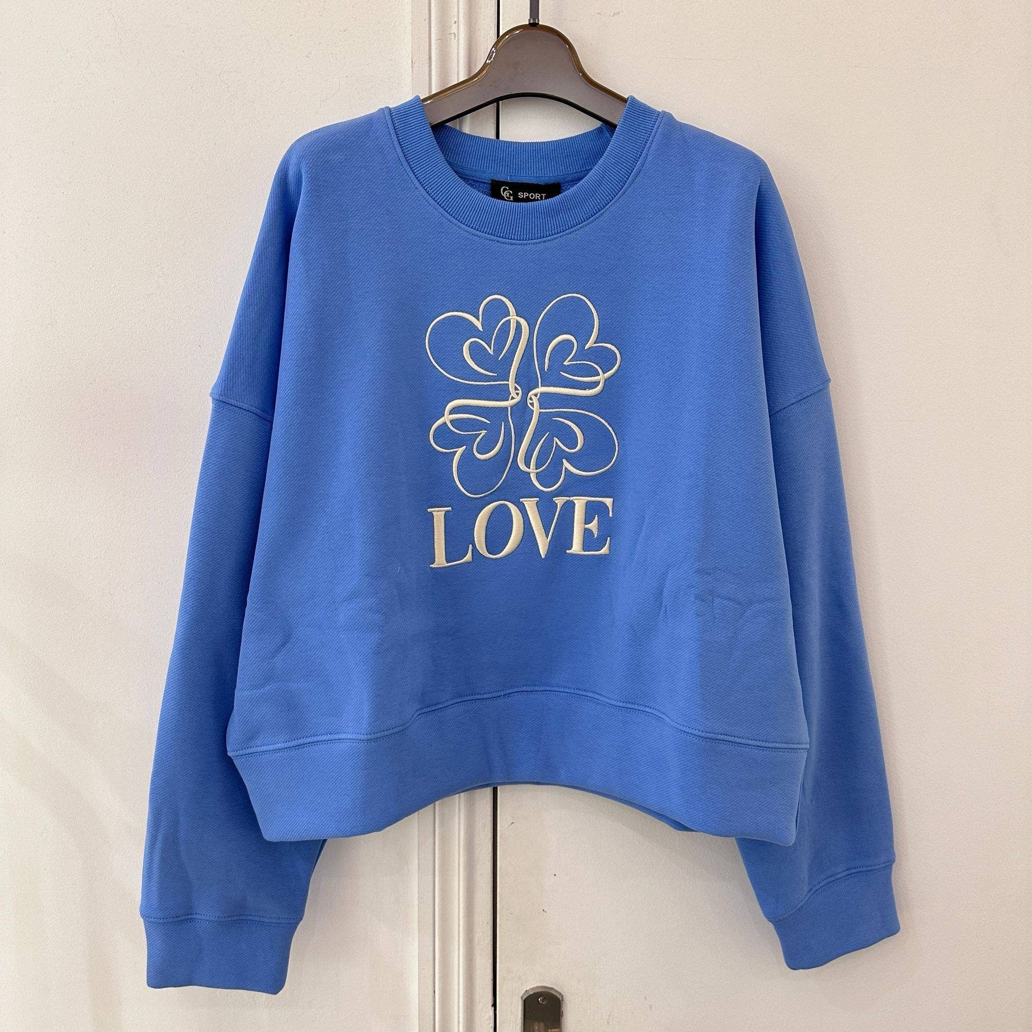 EASY MODE - Wholesale Graphic Sweatshirt - Women's - Embroidered sweatshirt - 80038