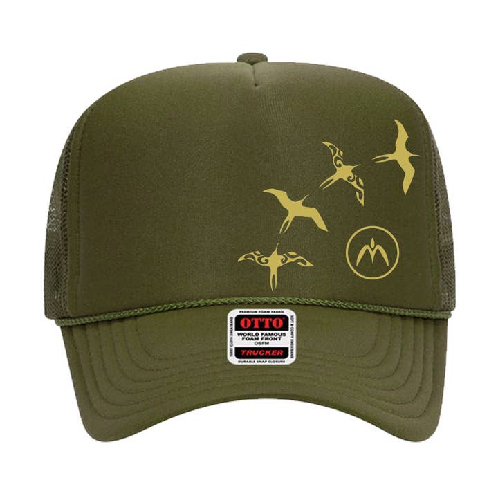 Iwa Trucker Hat for wholesale by Na Koa Brand