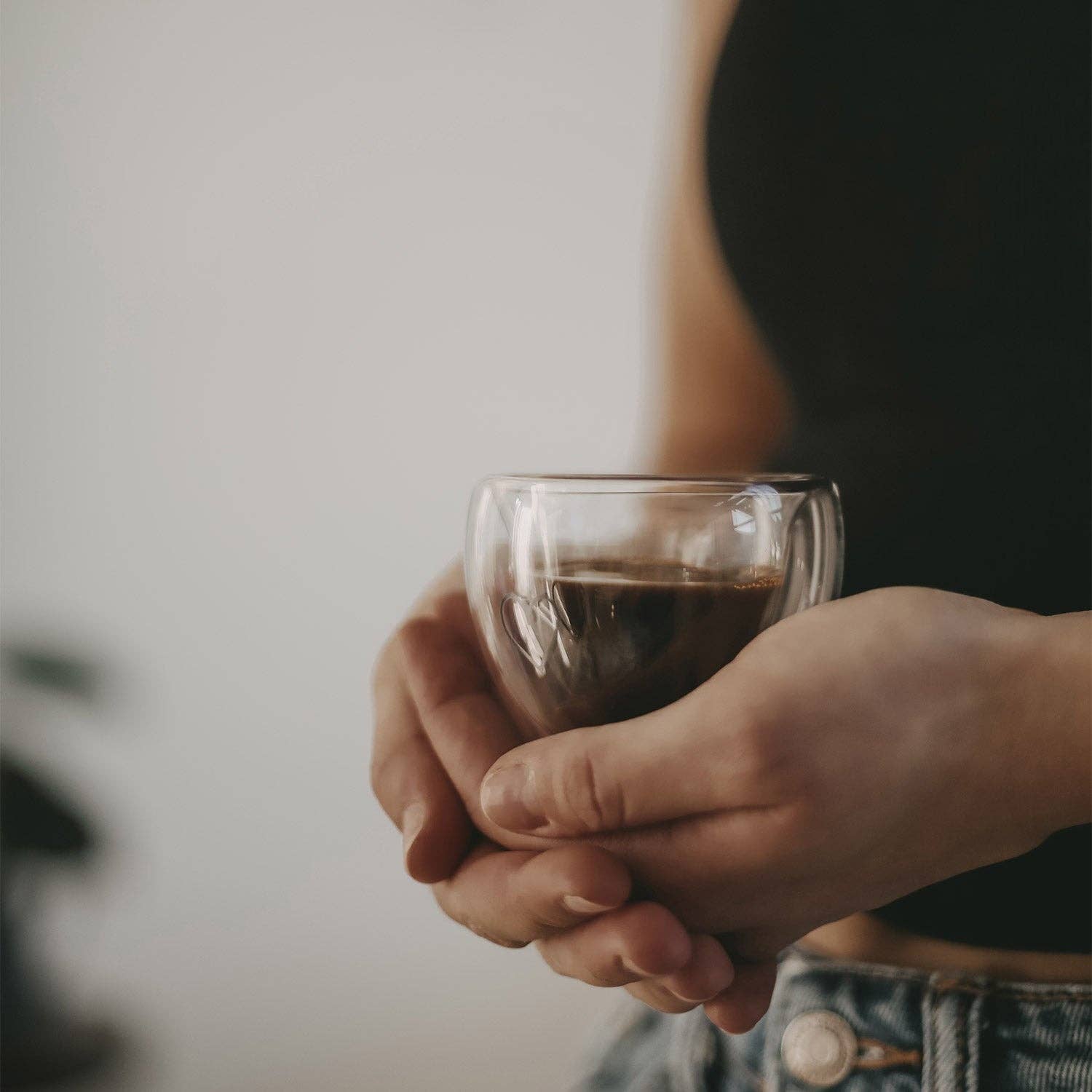 Eulenschnitt - Wholesale Drinking Glass/Cup - Double-walled Heart Glass Heart 50ml (PU = 6 pcs)3