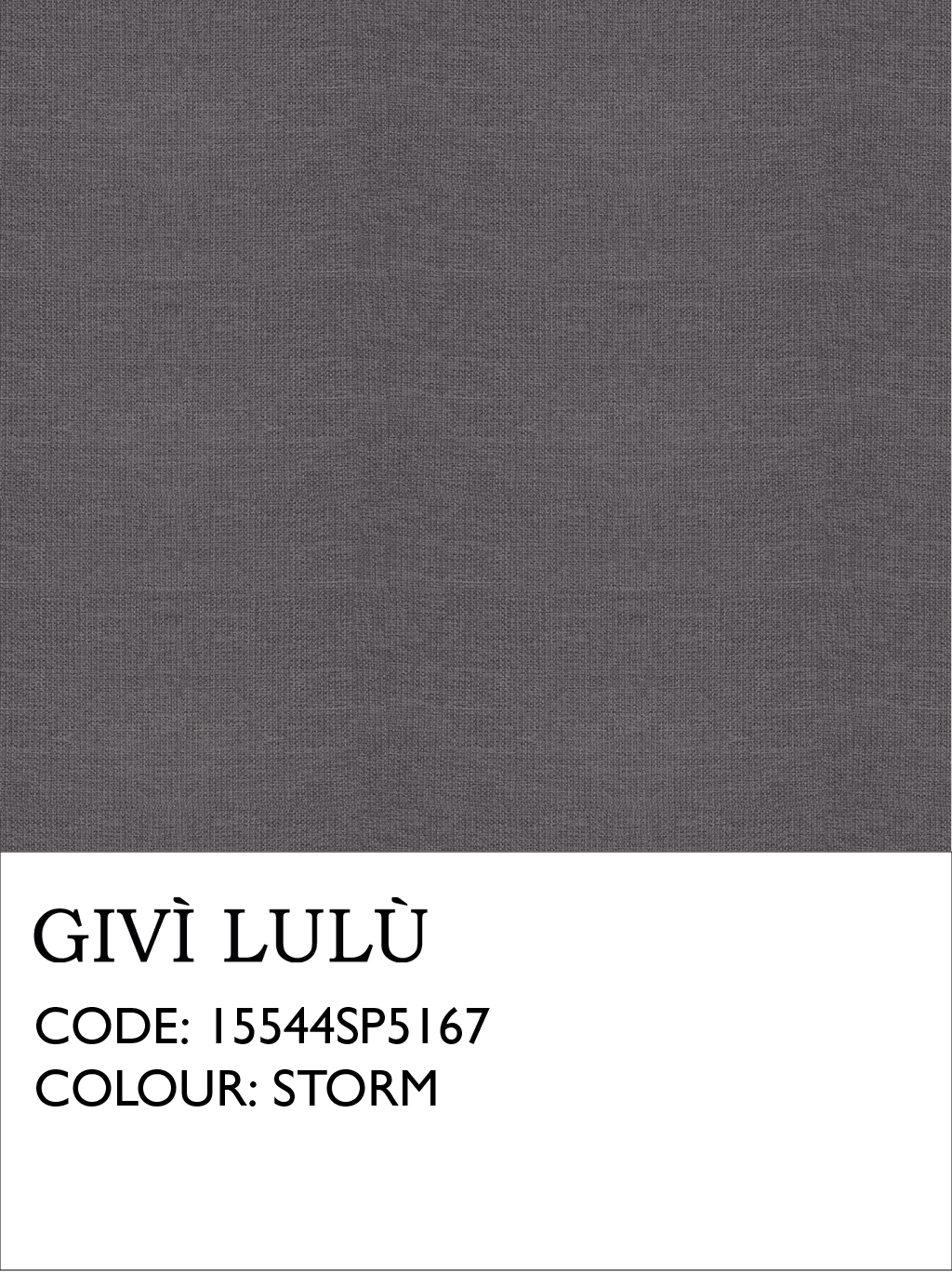 Givì Lulù by Vittorio Ursini & Son - Wholesale Fabric - 100% Linen Fabric - Storm0