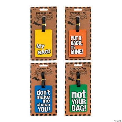 FUN LUGGAGE TAGS for wholesale by Fun Express