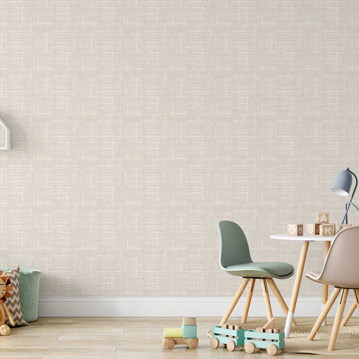 Ethel Wallpaper (Taupe) from The Haven Collection for wholesale by Everett Park