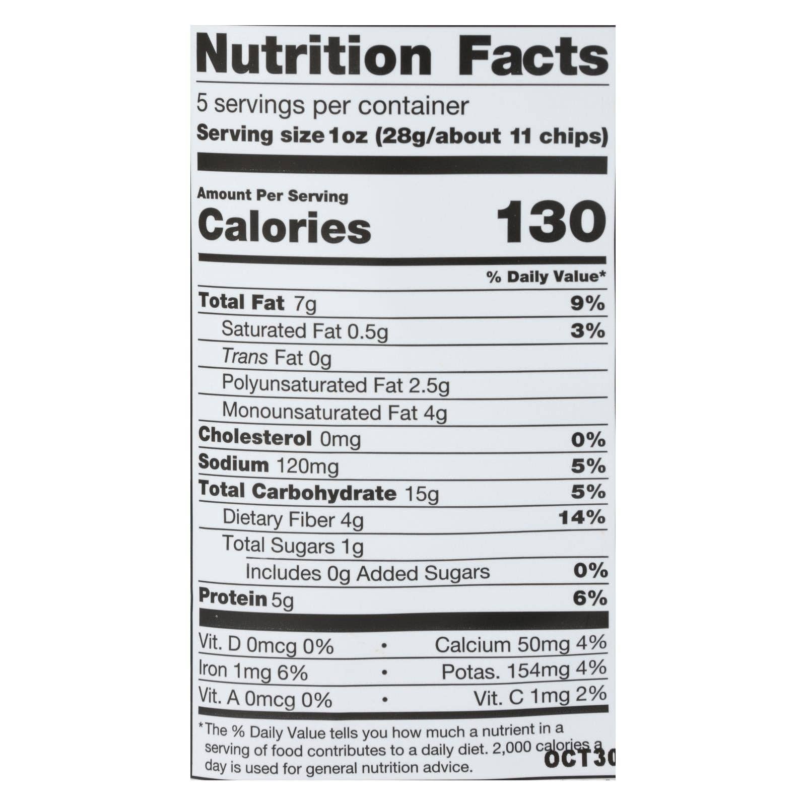 Ware Spark - Wholesale Chips - Beanitos - Black Bean Chips - Sea Salt - Case Of 6 - 5 Oz.2