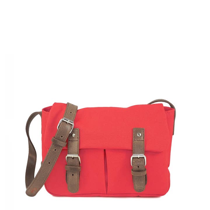 Borsa a tracolla in tela e pelle -misura piccola - BRUSSELS 11 per la vendita all'ingrosso da parte di C Oui