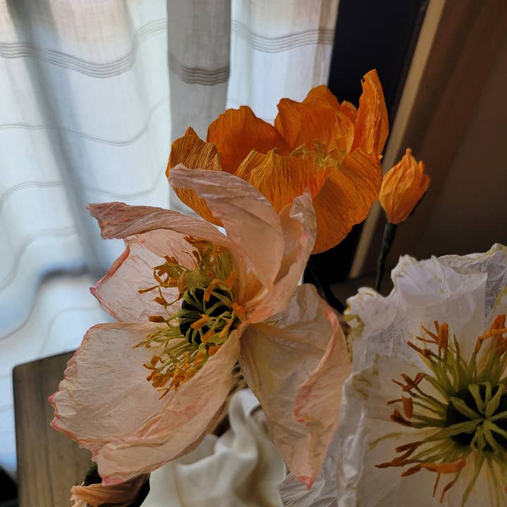 Beautiful Things By Bec - Wholesale Artificial Flowers - Paper Icelandic Poppy5