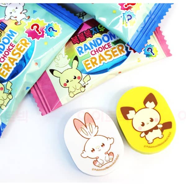 K-Wonderland – wholesale Eraser – Child – Pokemon Random Eraser Box1