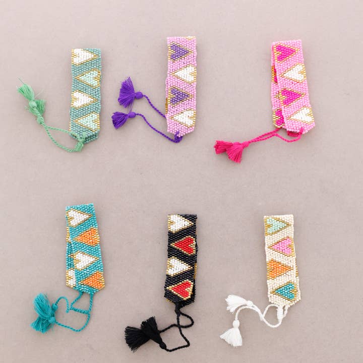 Sonata – Großhandel Click-Button-Schmuck – Etnica Makramee-Armband mit Perlen2