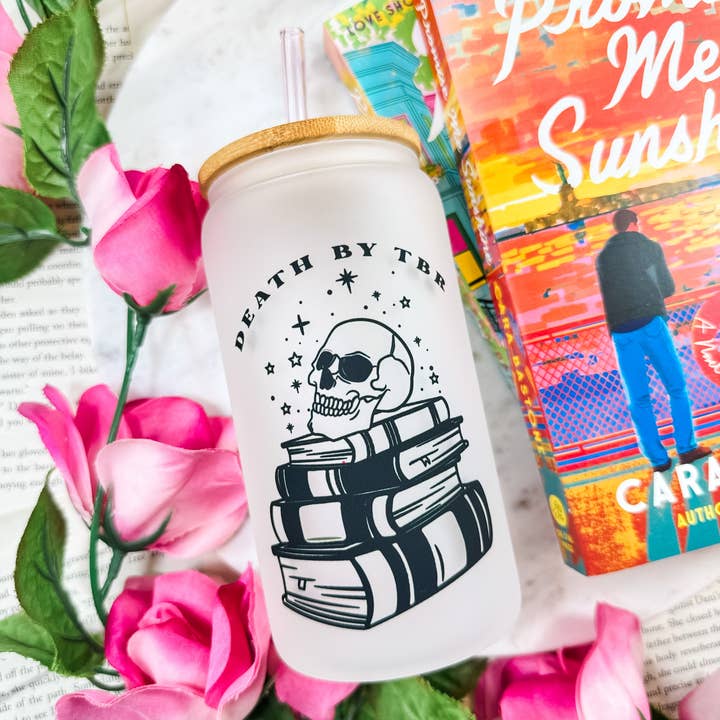 Death by TBR 16 oz frostat glaskopp för wholesale av The Swoon Room