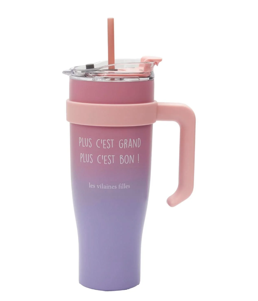 Les Vilaines Filles - Wholesale Insulated Mug/Tumbler - XXL thermal mug "the bigger the better"1
