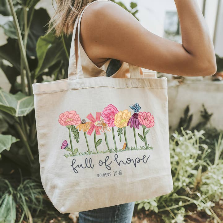 Earth and Timber co - Wholesale Tote Bag - Women's - Full of hope tote bag