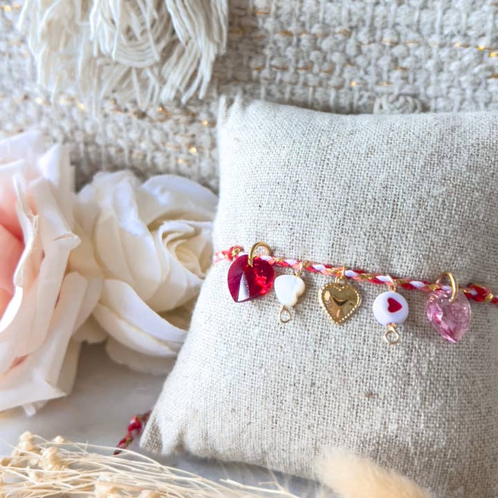 Pulseira Grigri Amor 2 em 1 por atacado de Island Jewels