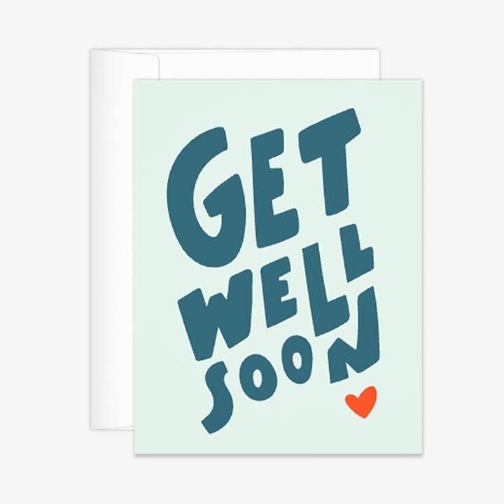 Get Well Big Letters Card voor wholesale door LIEFdesign