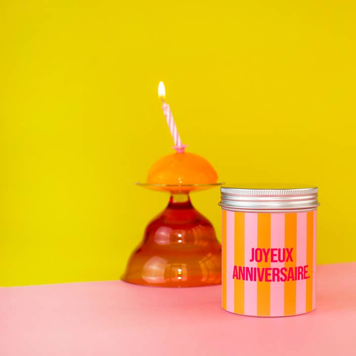 Vegane Kerze - Sojawachs - Alles Gute zum Geburtstag für den Großhandel von MARGO