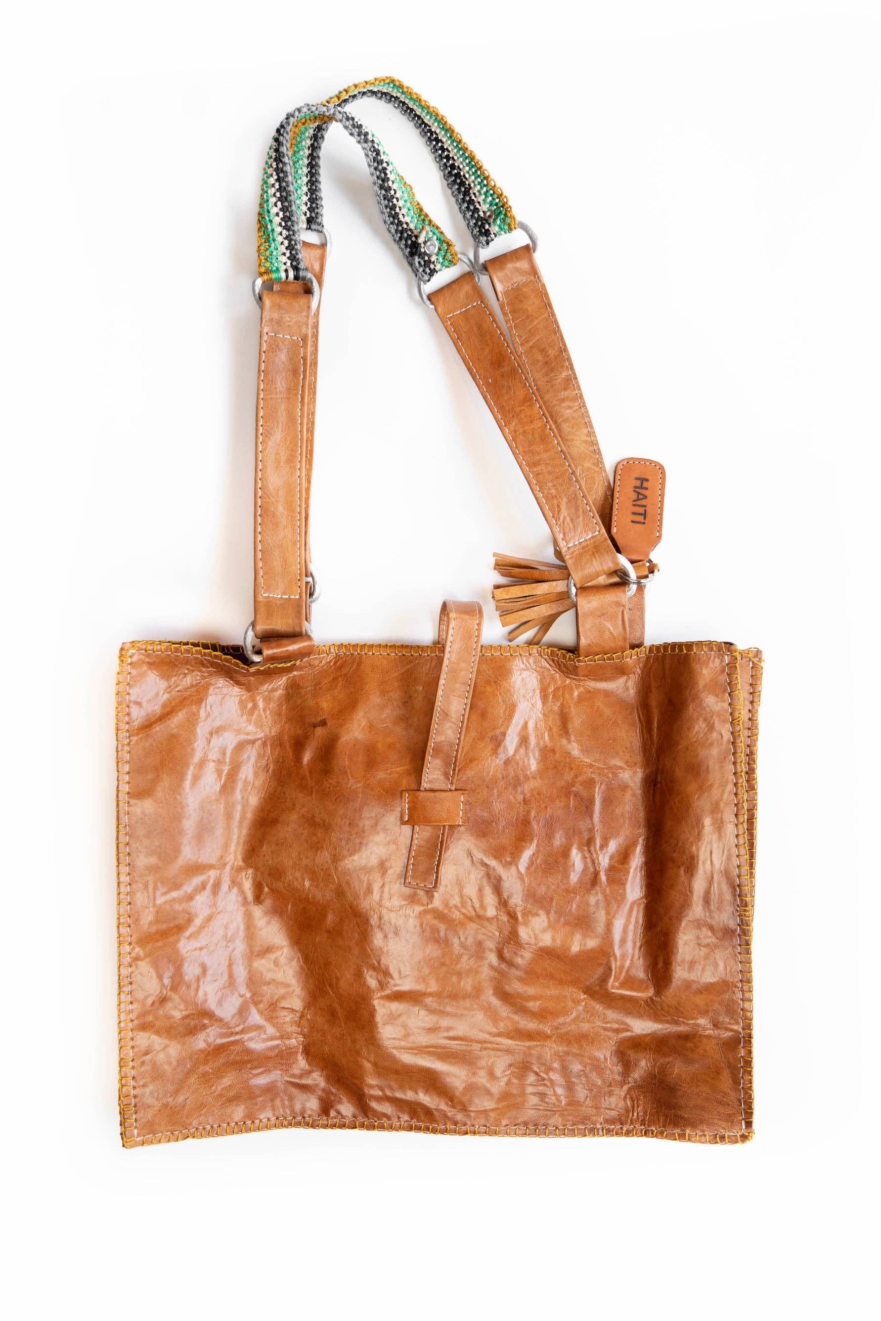 2nd Story Goods + Haiti Design Co - Vendita all'ingrosso Borsa tote - Donna - Borsa in pelle di capra4