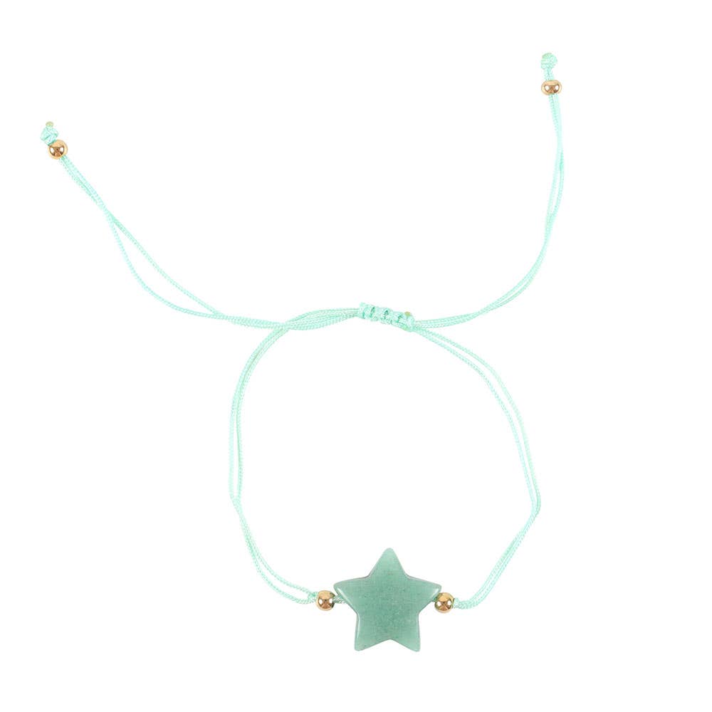 Something Different Wholesale – wholesale Charm/dangle bracelet – Shine Bright Aventurine Crystal Star Bracelet2