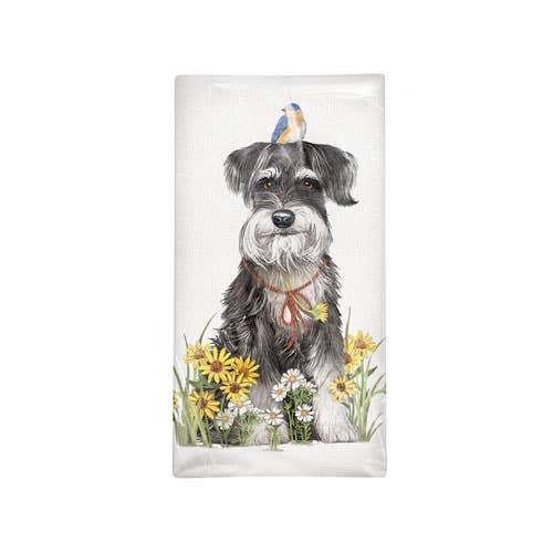 Mary Lake-Thompson Ltd. - Wholesale Tea Towel - Schnauzer Everyday Bagged Towel
