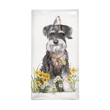 Mary Lake-Thompson Ltd. - Wholesale Tea Towel - Schnauzer Everyday Bagged Towel0