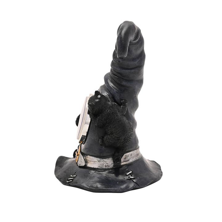 WIDDOP and Co. - Wholesale Mantel Clock - Juliana Mystic Legends Wizard Hat & Black Cats Clock1