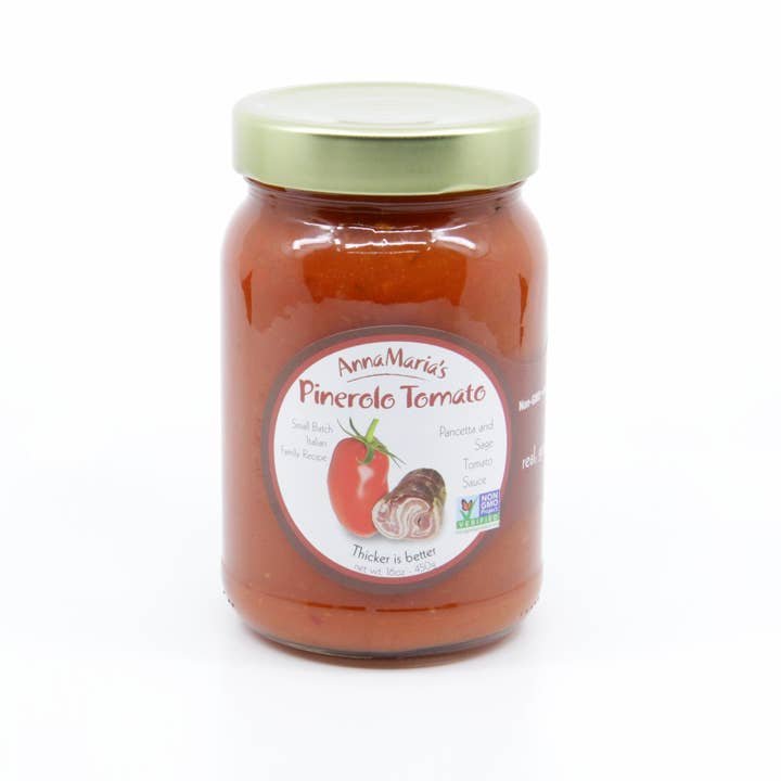 16 oz Pinerolo tomatsås- (Pancetta & Salvia) för wholesale av AnnaMaria's Foods