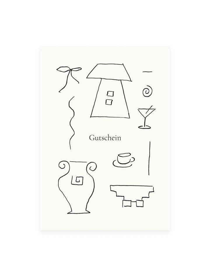 Cartolina 'Buono' (Risografia) per la vendita all'ingrosso da parte di L'Atelier Samedi