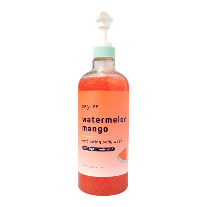 Watermelon Mango Exfoliating Body Wash With Hyaluronic Acid for wholesale by My Spa Life