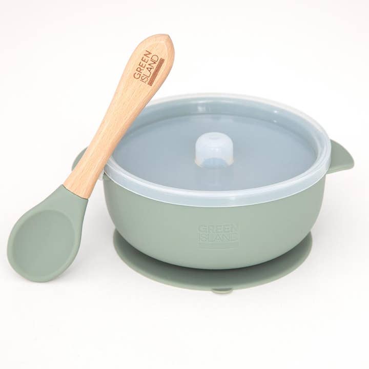 Green Island - Wholesale Bowl – Kids & Baby - Silicone Baby Bowl & Spoon2