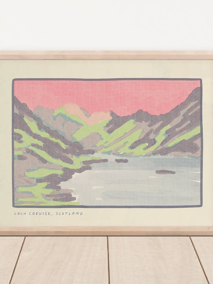 Loch Coruisk, Isle of Skye, Scotland Art Print for wholesale by Claire Paul