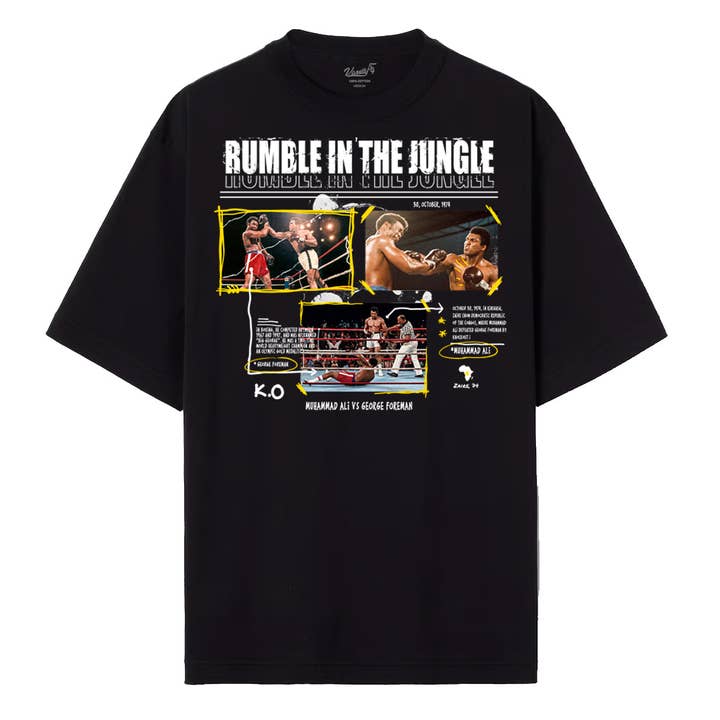 Rumble in the Jungle Graphic Tee for wholesale by Varsity54