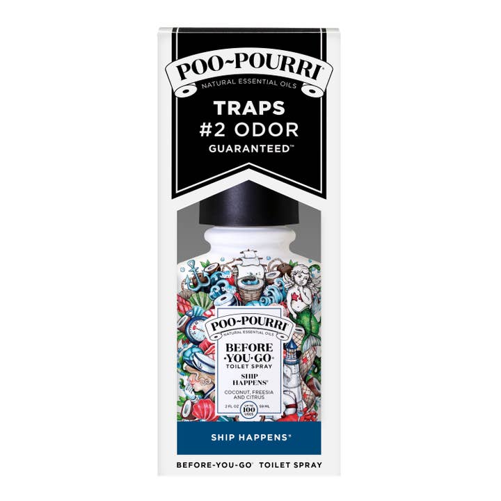 ~Pourri - Wholesale Toilet Spray - Poo~Pourri Ship Happens 2oz, Toilet Spray boxed