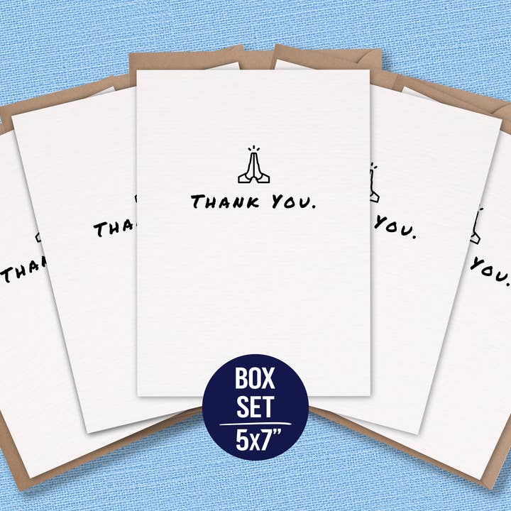 Conjunto de Caixa de Cartão de Agradecimento de Mãos de Oração por atacado de Honor Your Traditions