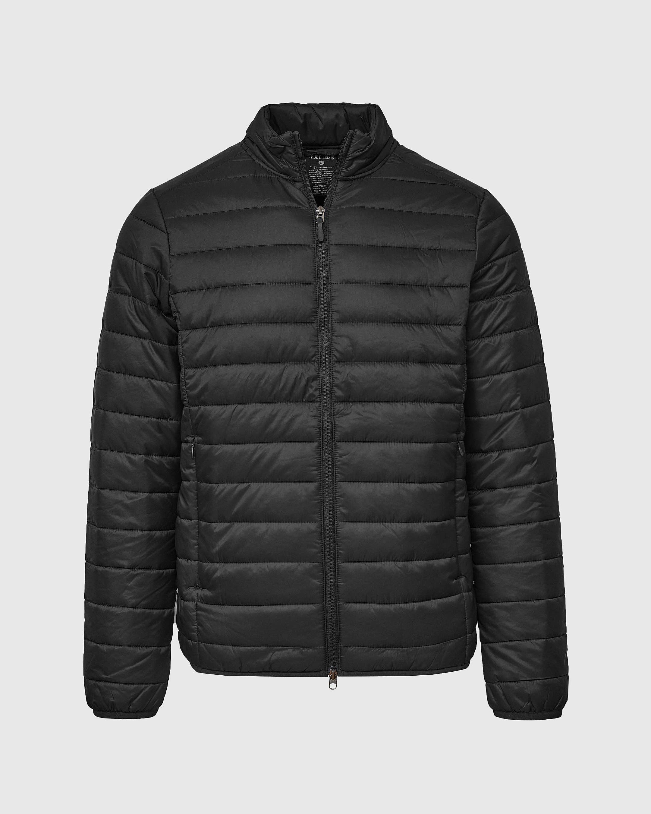 True Classic - Wholesale Puffer Jacket - Men's - Black Puffer Jacket1