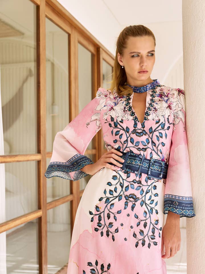 MACKENZIEMODE - Wholesale Dress – Women's - The Pink Panther Maxi1