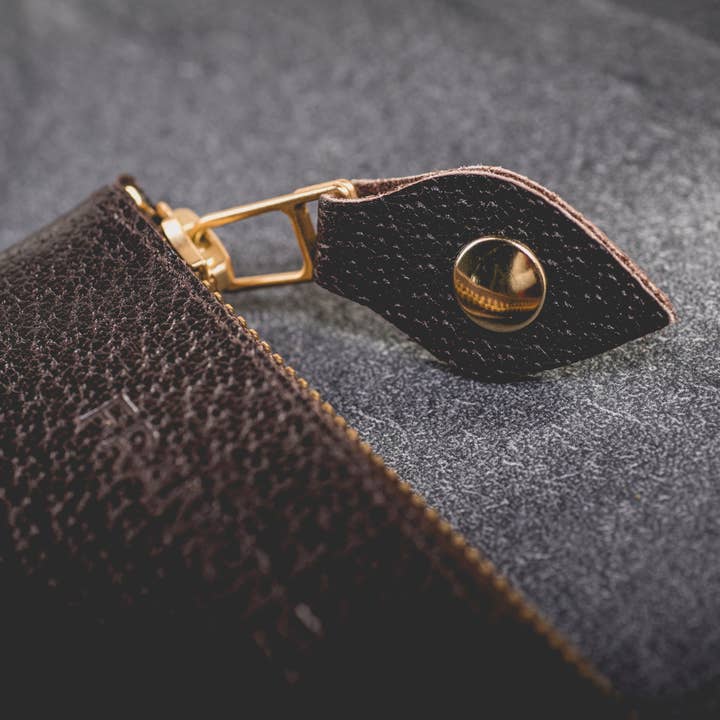 Frankinelli - Wholesale Wallet - Women's - Dark Brown Peccary Wallet4