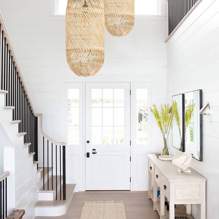 ELE Light & Decor - Wholesale Chandelier/Hanging Light - Handmade Large Rattan Pendant Light