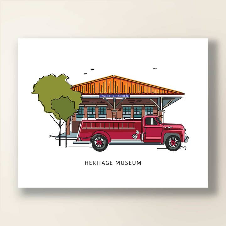 Musée du patrimoine | Série Winter Garden Landmark pour la vente par A. B. Newton and Company