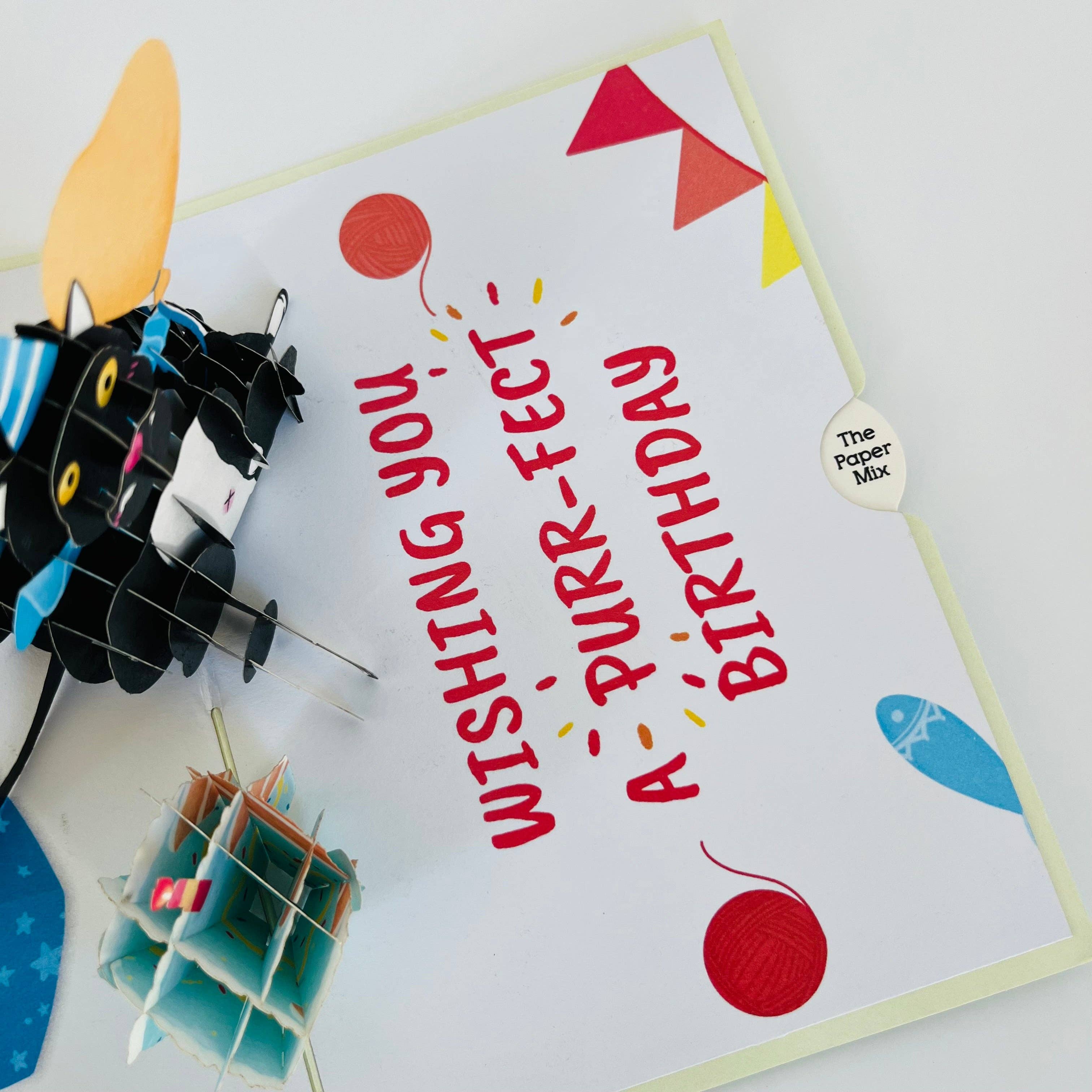 The Paper Mix - Wholesale Birthday Card - Birthday Sweet POP UP GREETING CARD, 3D Pop Up Card6