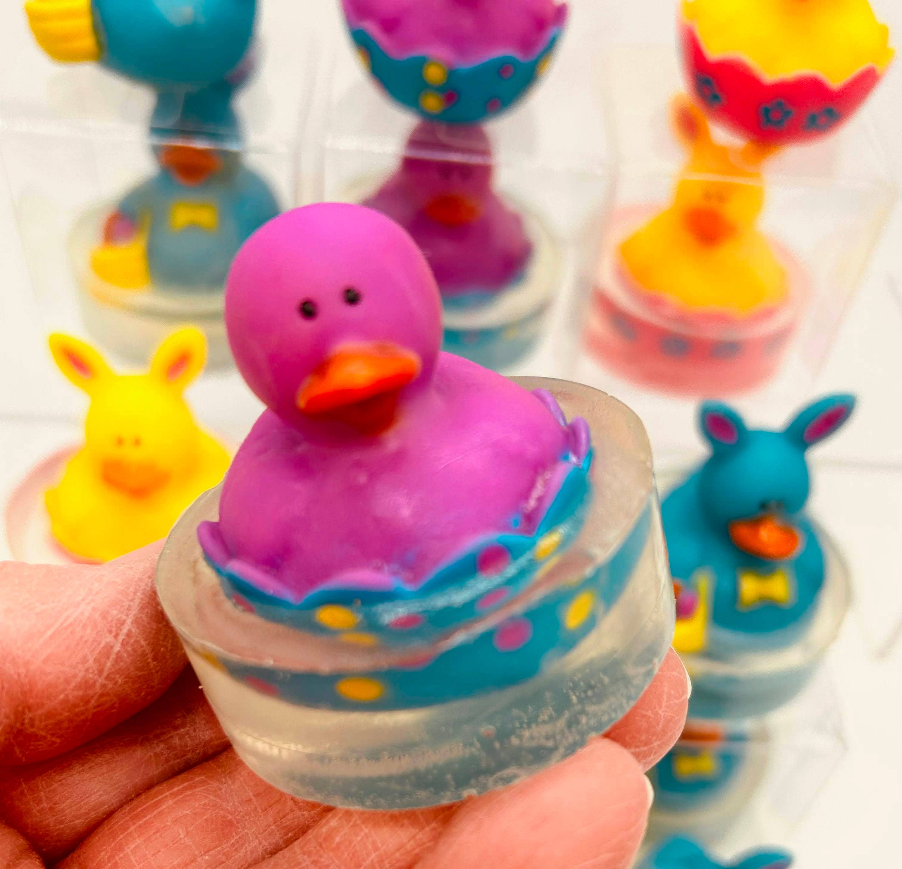 Just Bubbly - Wholesale Bath Toy - Baby - Easter Rubber Duckie Novelty Soap & Toy 3
