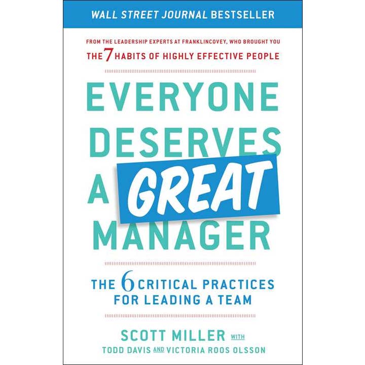 Everyone Deserves a Great Manager by Scott Jeffrey Miller for wholesale by Simon & Schuster