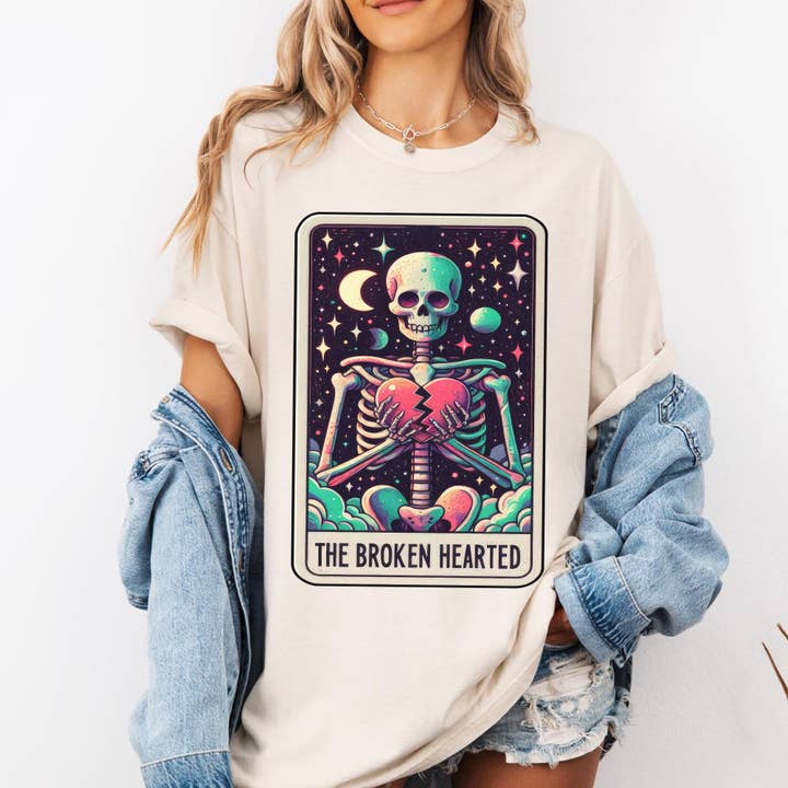 The Broken Hearted Tarot Card Shirt for wholesale by EnjoyMyDesign