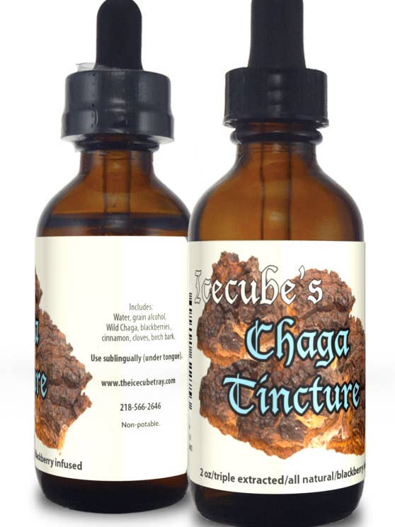 Tintura di Chaga Icecube Herbals per la vendita all'ingrosso da parte di Icecube Herbals LLC