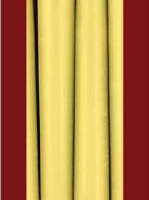 Taper Dinner Candles, Set of 4 - 10 Inch - Yellow for wholesale by Eden Candles / David Oreck Candles