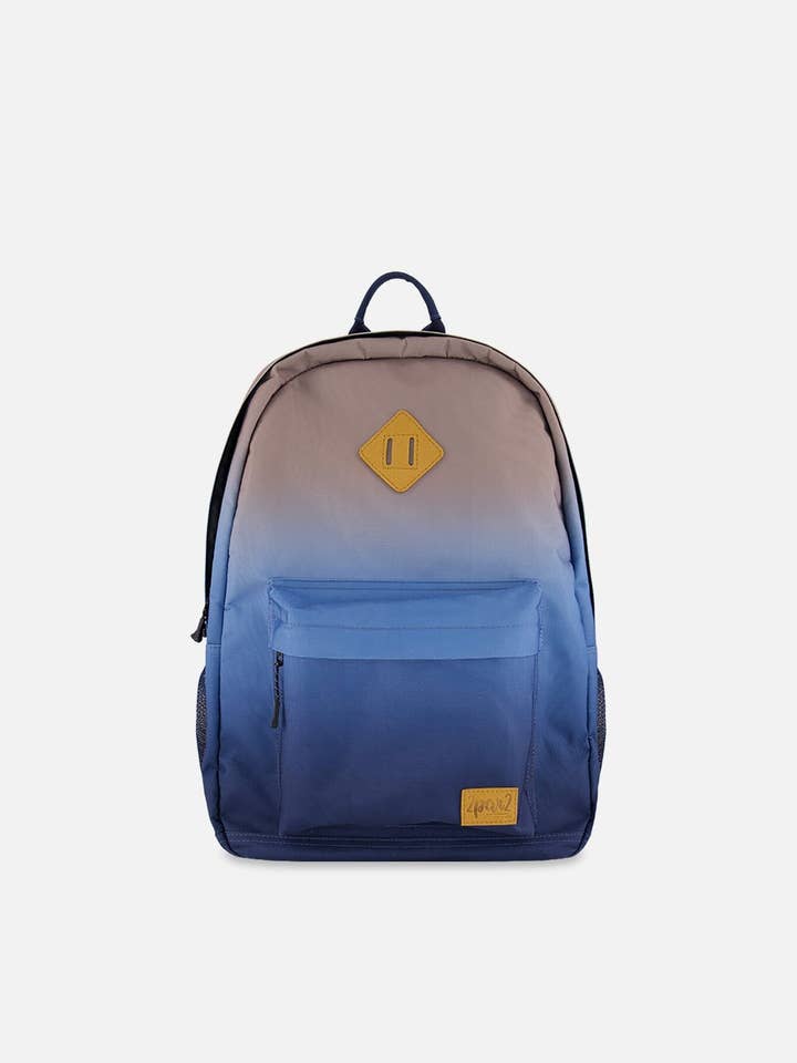 Kids Backpack Blue And Beige Gradient for wholesale by Deux par Deux