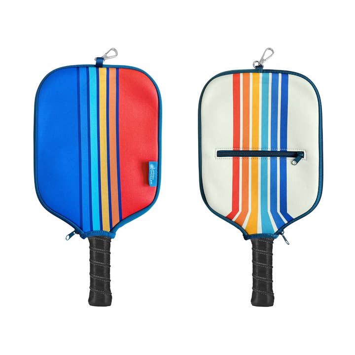 Pickleball Paddle Cover with storage pocket -Vintage Victory for wholesale by Posh Pickler Pickleball